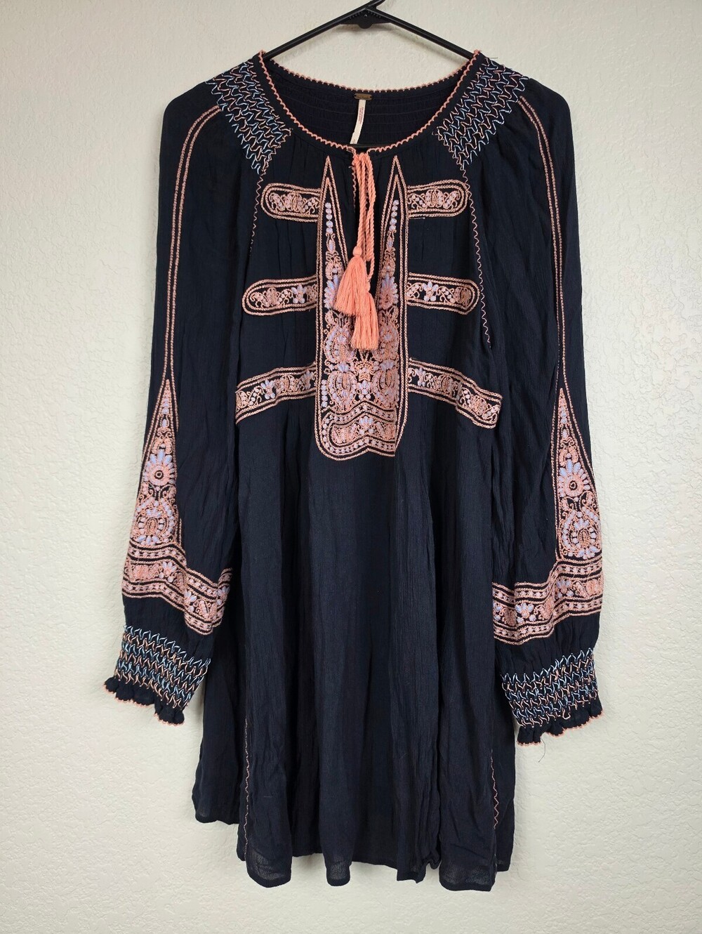 Free People Embroidered Tunic Dress